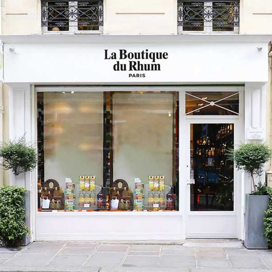 devanture La Boutique du Rhum Paris